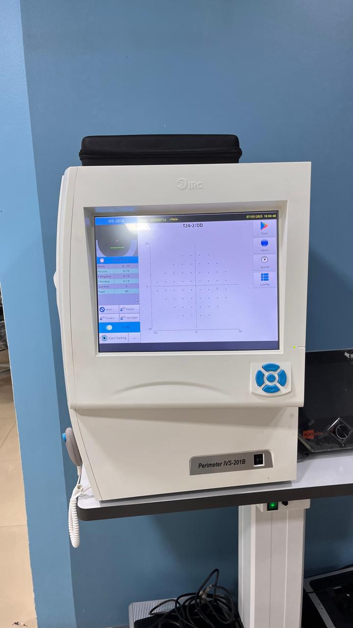 Automated perimetry machine